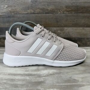 Adidas Women's Cloudfoam QT Racer Running Shoes Size 6.5 Light Pink B43758 New